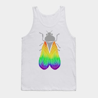 Rainbow-Winged Cicada Tank Top